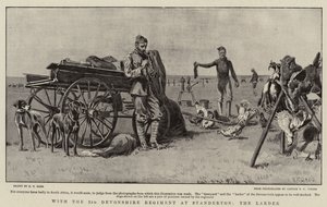 Con el 2º Regimiento de Devonshire en Standerton, la despensa
